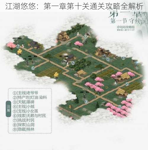 江湖悠悠：第一章第十关通关攻略全解析